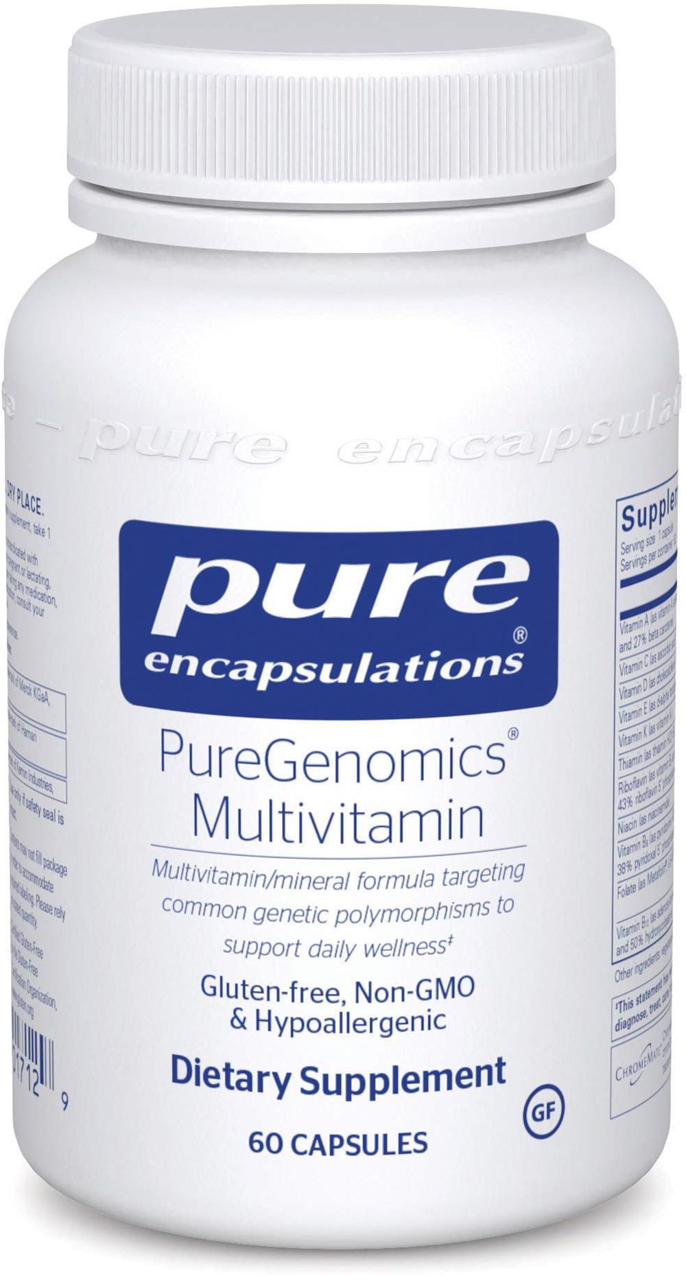 Pure Encapsulations PureGenomicsÂ® Multivitamin -- 60 Capsules