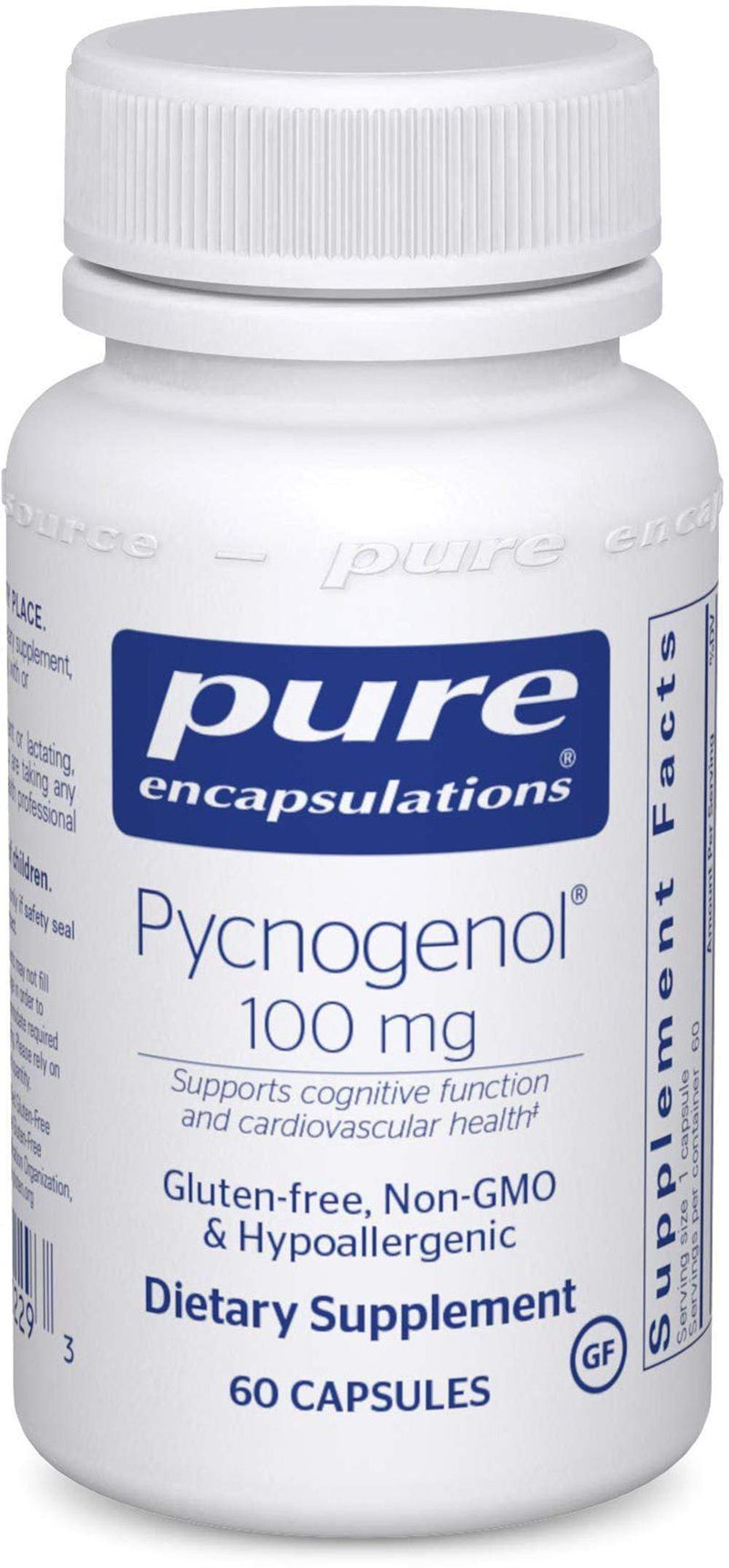 Pure Encapsulations Pycnogenol 100 mg -- 30 Capsules 60 capsules