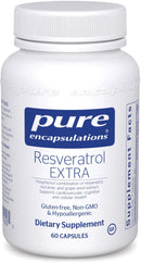 Pure Encapsulations Resveratrol EXTRAÂ  -- 60 Capsules