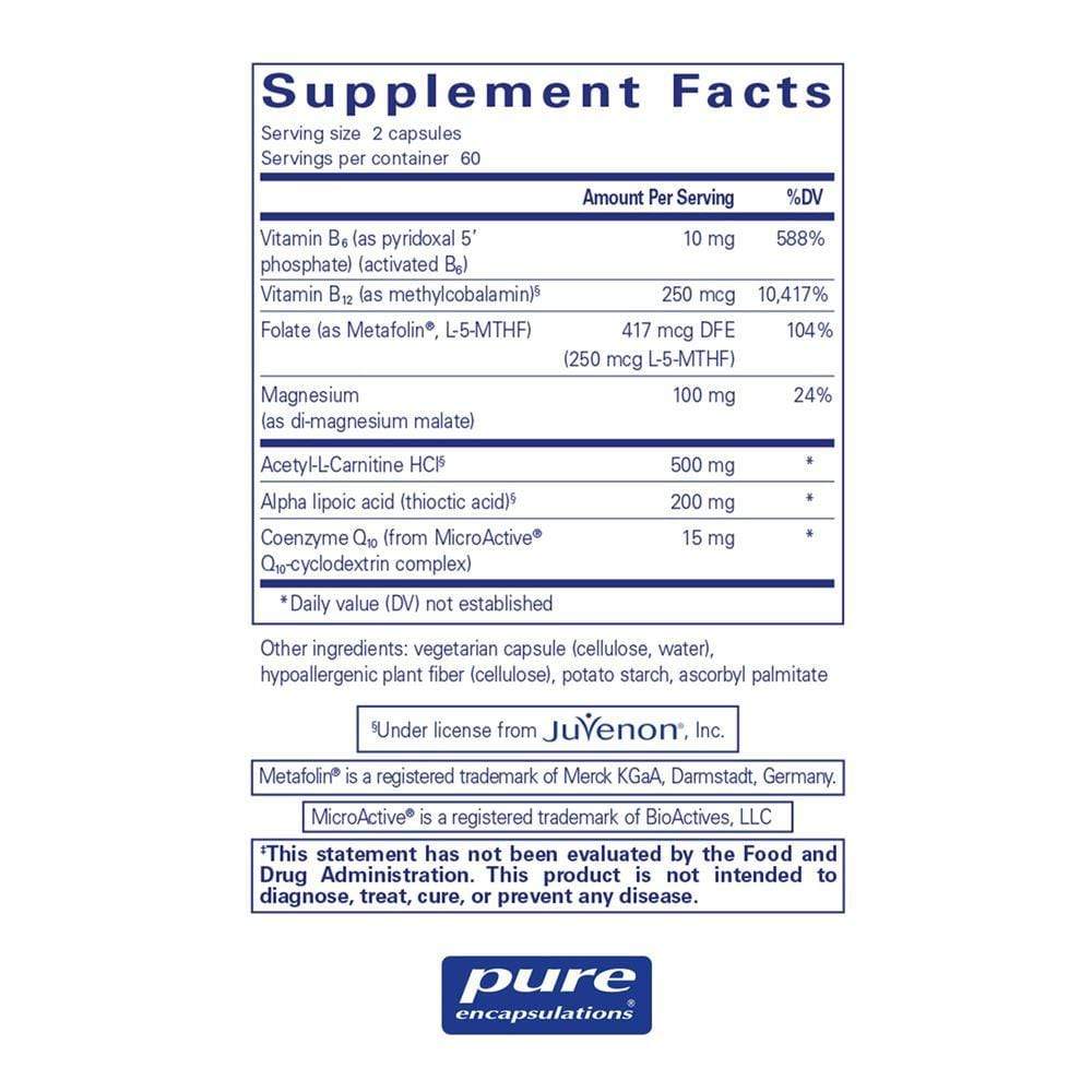 Pure Encapsulations RevitalAgeâ„¢ Nerve -- 120 Capsules