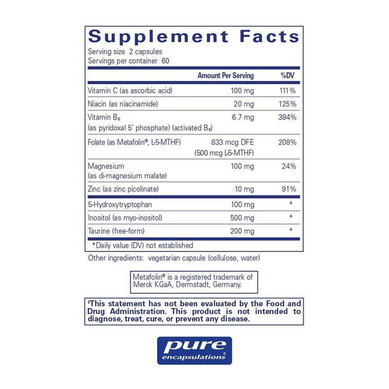 Pure Encapsulations SeroPlus -- 120 Capsules