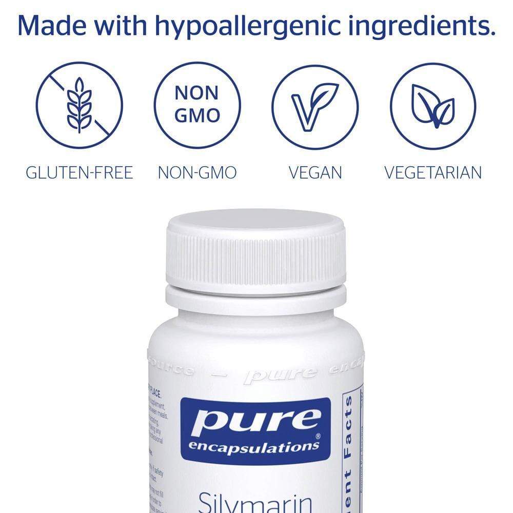 Pure Encapsulations Silymarin -- 60 Capsules