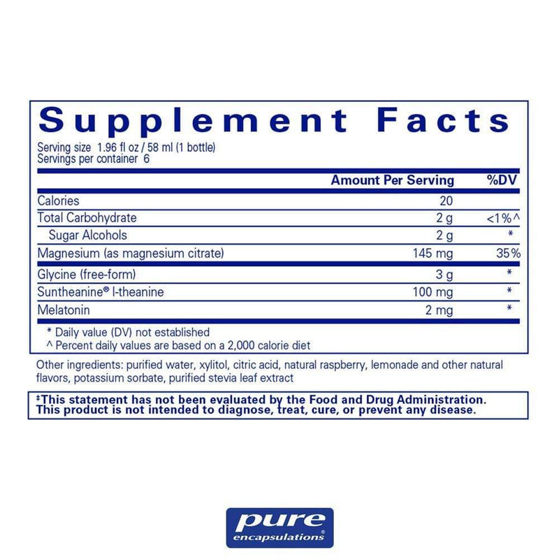 Pure Encapsulations Sleep Solution (single dose liquid) -- 58 mL