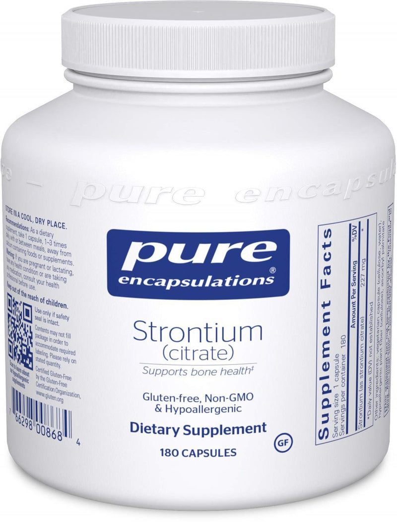 Pure Encapsulations Strontium (citrate) -- 90 Capsules 180 capsules