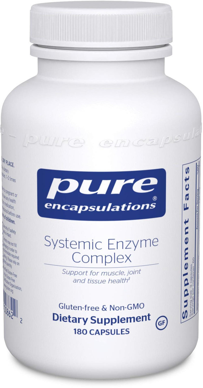 Pure Encapsulations Systemic Enzyme Complex -- 180 Capsules