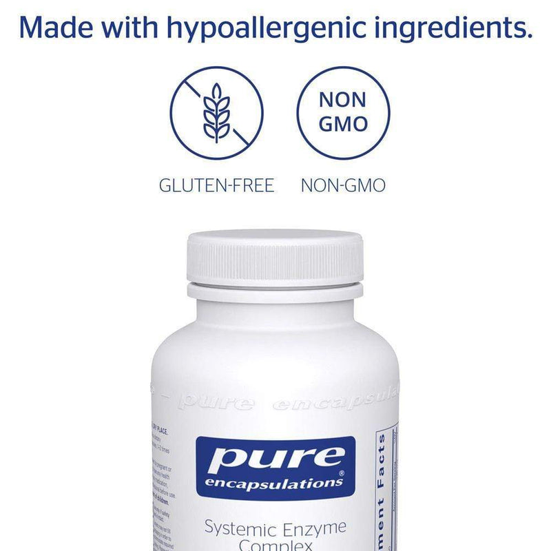 Pure Encapsulations Systemic Enzyme Complex -- 180 Capsules