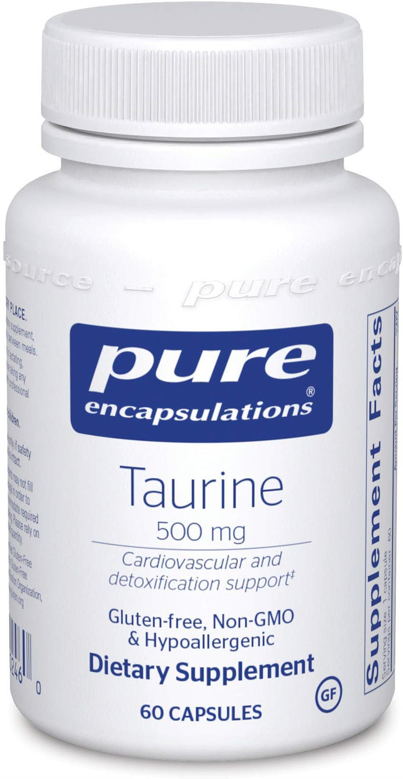 Pure Encapsulations Taurine 500 mg -- 60 Capsules