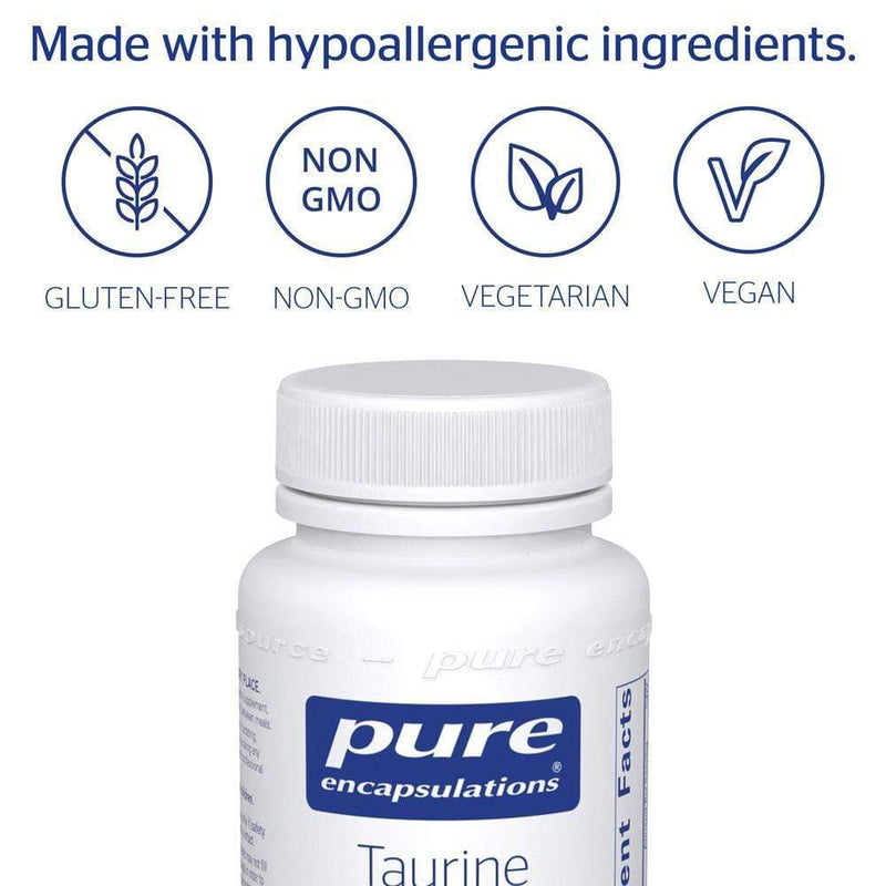 Pure Encapsulations Taurine 500 mg -- 60 Capsules