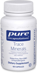 Pure Encapsulations Trace Minerals -- 60 Capsules
