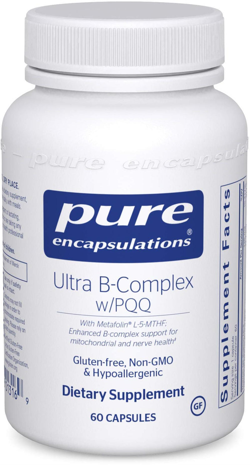 Pure Encapsulations Ultra B-Complex w-PQQ --- -- 60 Capsules