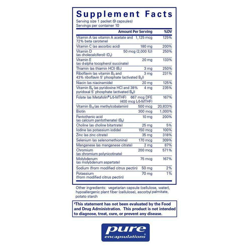 Pure Encapsulations UltraDetox 10-Day Pure Pack -- 10 Packets