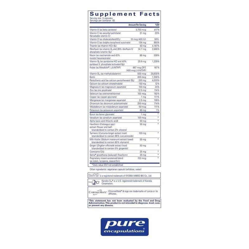 Pure Encapsulations UltraNutrient -- 180 Capsules