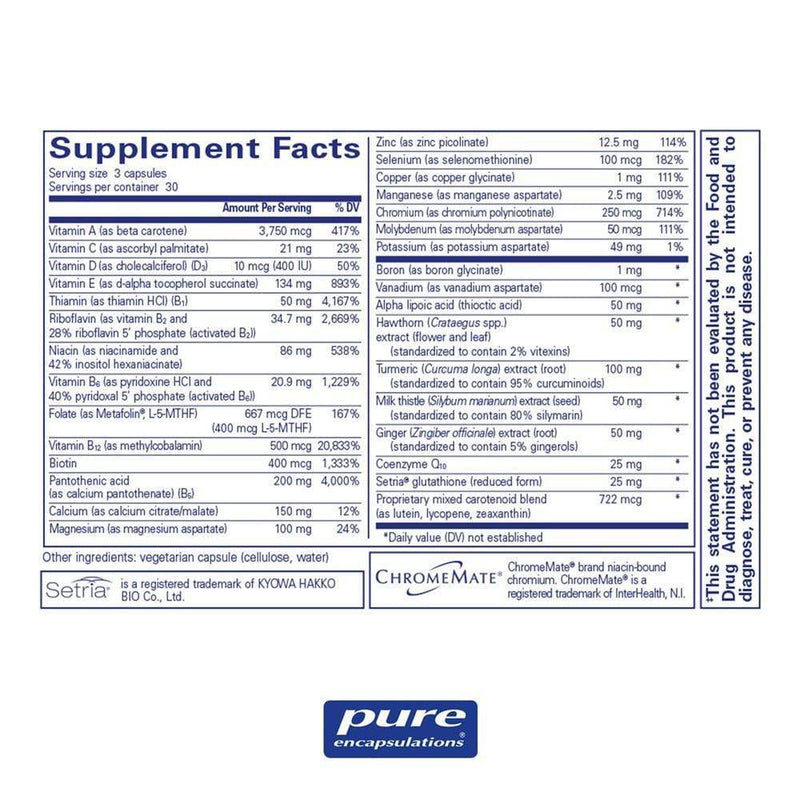 Pure Encapsulations UltraNutrientÂ® -- 90 Capsules