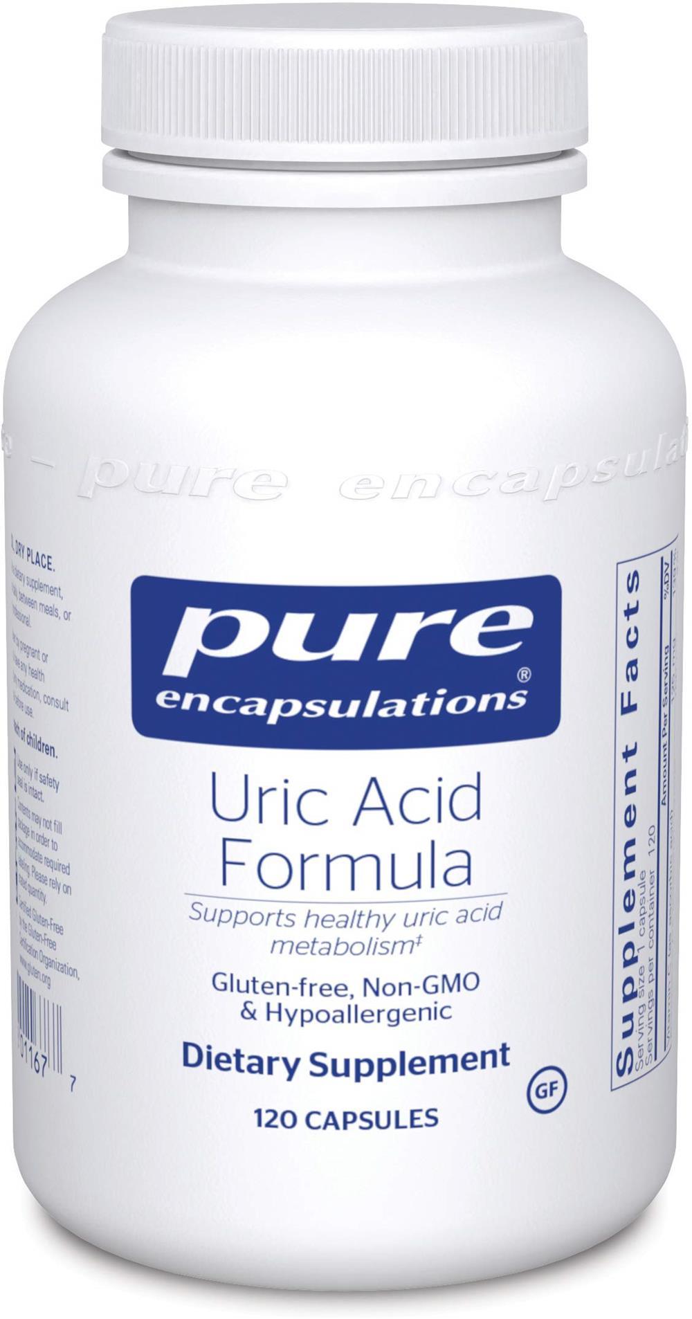 Pure Encapsulations Uric Acid Formula -- 120 Capsules