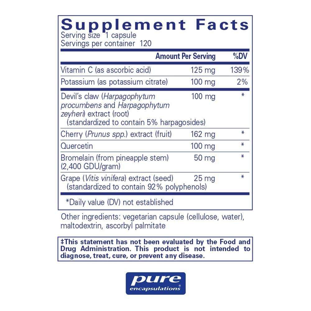 Pure Encapsulations Uric Acid Formula -- 120 Capsules