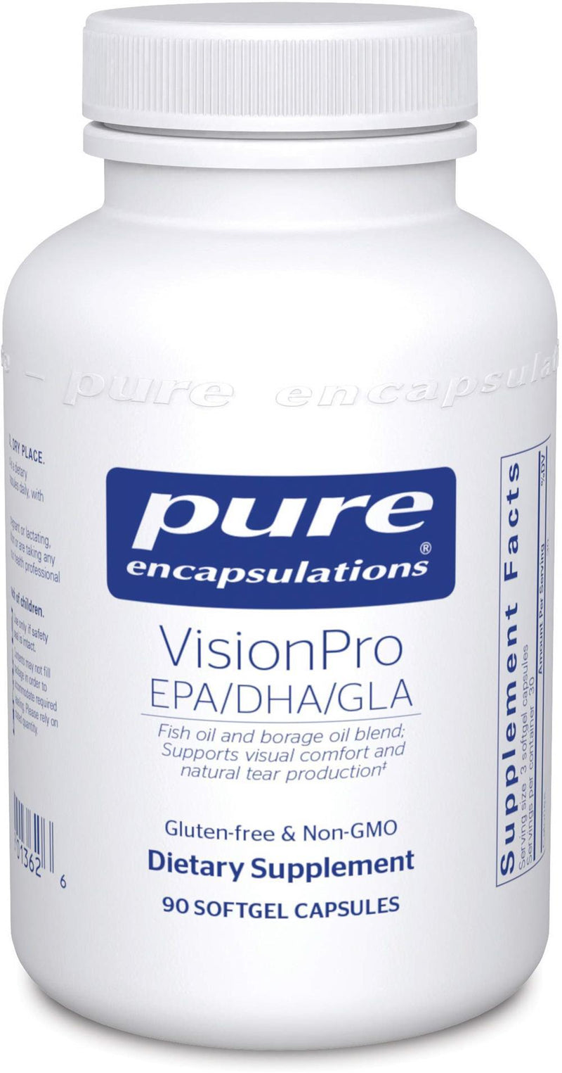 Pure Encapsulations VisionPro EPA-DHA-GLA -- 90 Capsules