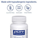 Pure Encapsulations Vitamin D3 10 mcg (400 IU) -- 120 Capsules