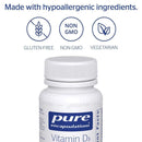 Pure Encapsulations Vitamin D3 125 mcg (5,000 IU) -- 60 Capsules