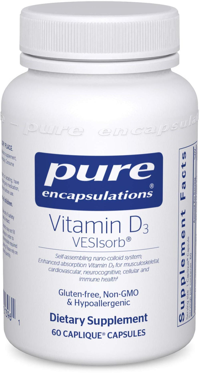 Pure Encapsulations Vitamin D3 VESIsorb -- 60 Capsules