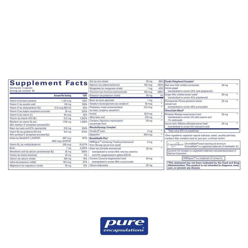 Pure Encapsulations Women's NutrientsÂ  -- 180 Capsules