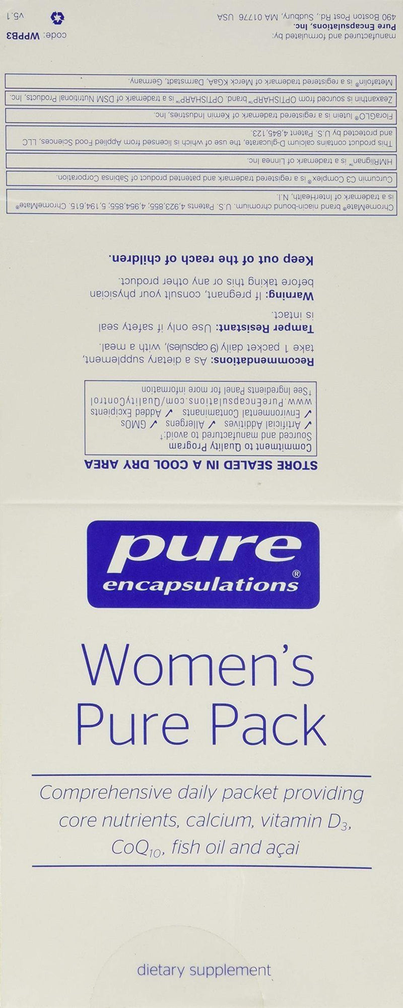 Pure Encapsulations Women's Pure Pack -- 30 Packets
