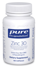 Pure Encapsulations Zinc 30 -- 60 Capsules 180 capsules
