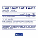 Pure Encapsulations Zinc -- 30 -- 60 Capsules