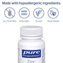 Pure Encapsulations Zinc (citrate) -- 60 Capsules