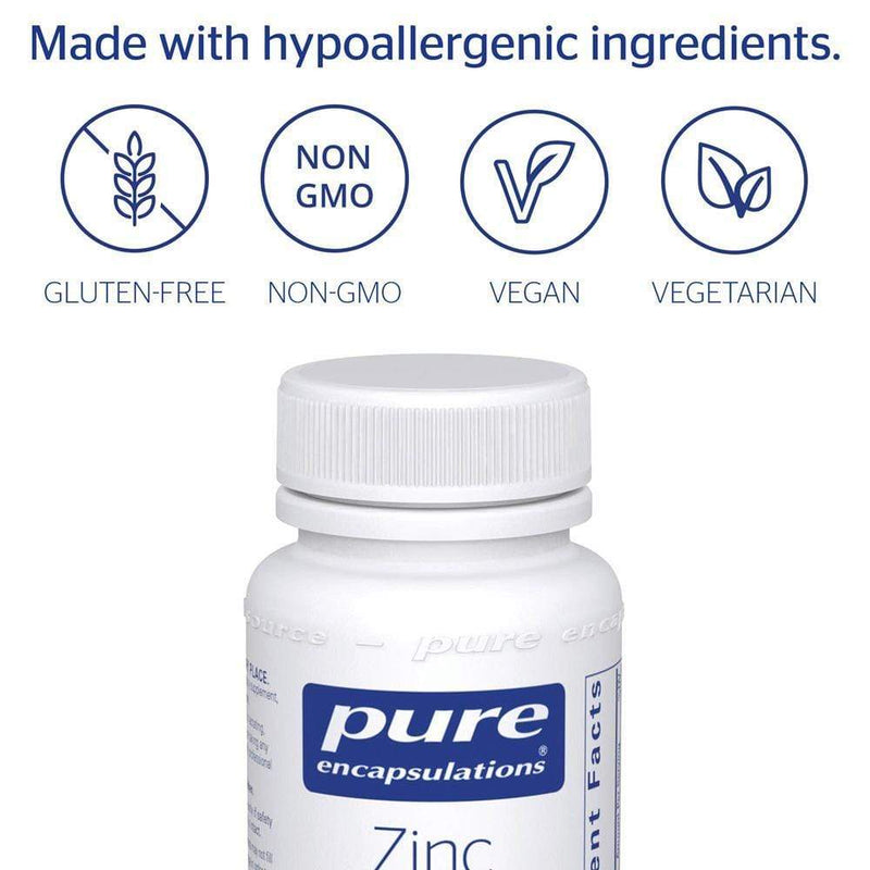 Pure Encapsulations Zinc (citrate) -- 60 Capsules