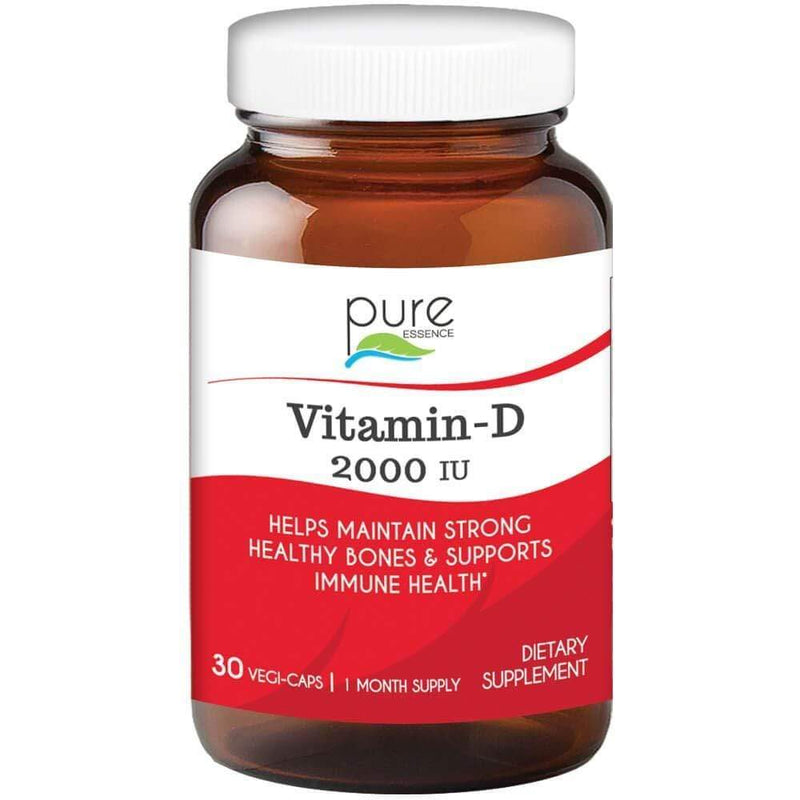 Pure Essence Vitamin D 2000 IU -- 30 Capsules