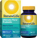 Renew Life Men's Complete Ultimate Flora Probiotic 90 Billion - 14 Strains -- 30 Vegetable Capsules