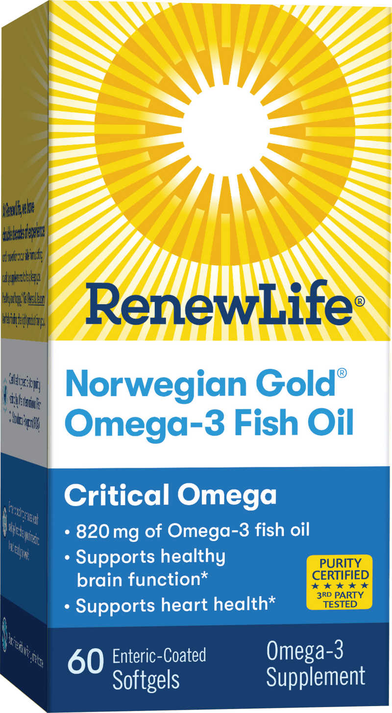 Renew Life Norwegian Gold Critical Omega -- 60 Softgels