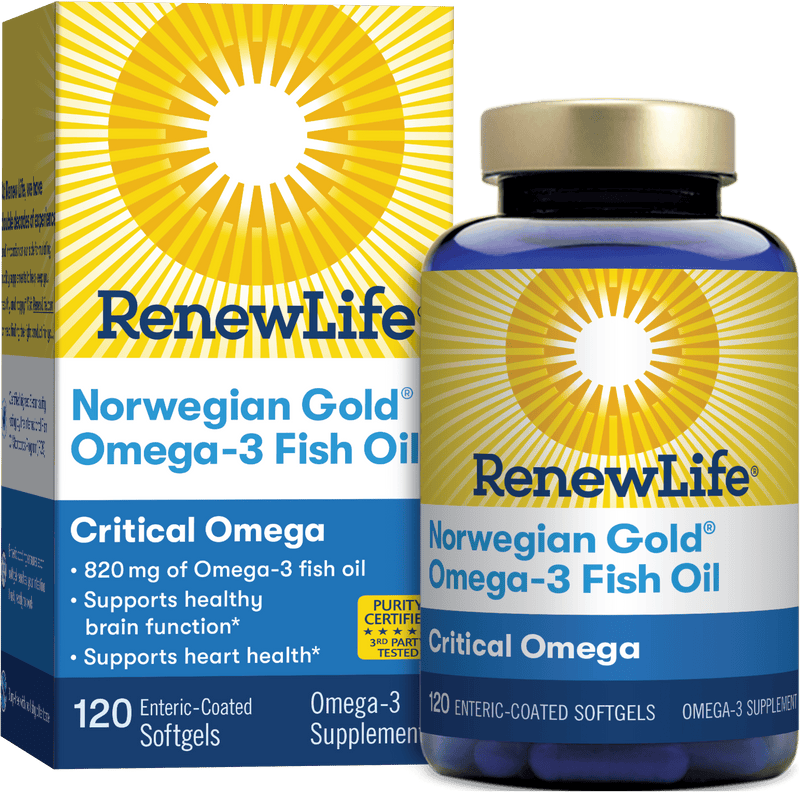 Renew Life Norwegian Gold Critical Omega -- 60 Softgels 120 softgels