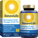 Renew Life Norwegian Gold Critical Omega -- 60 Softgels 60 softgels