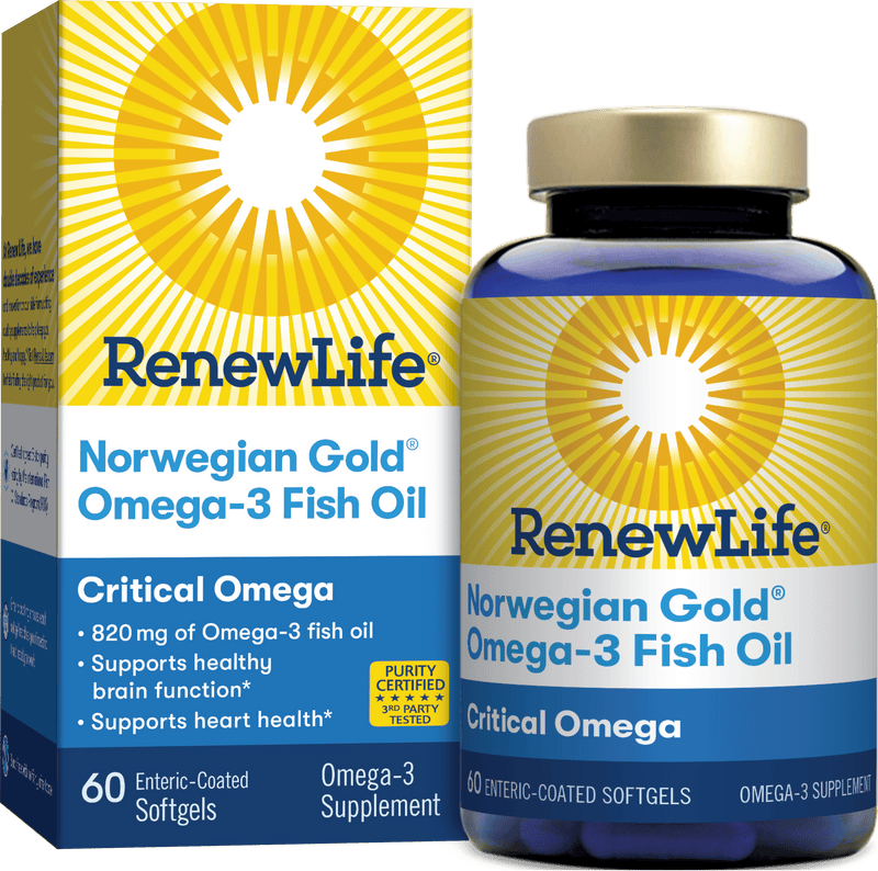 Renew Life Norwegian Gold Critical Omega -- 60 Softgels 60 softgels