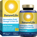 Renew Life Norwegian Gold Daily Omega -- 60 Softgels