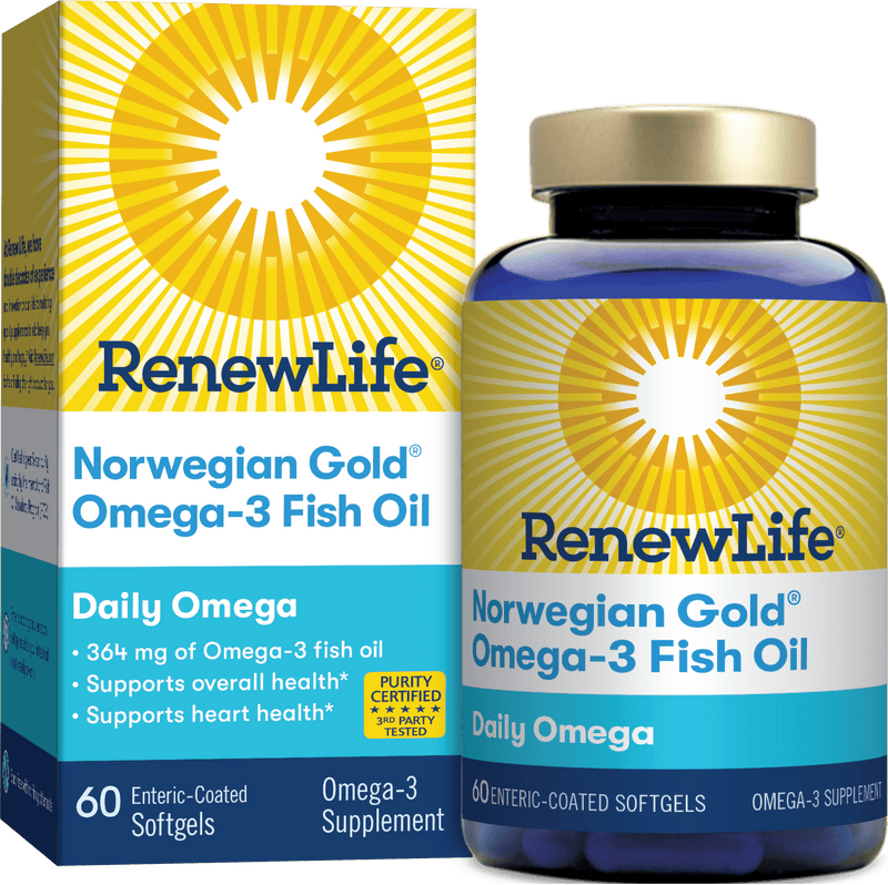 Renew Life Norwegian Gold Daily Omega -- 60 Softgels