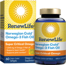 Renew Life Norwegian Gold Super Critical Omega -- 60 Softgels