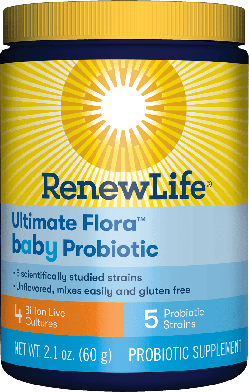 Renew Life Ultimate Flora Baby Probiotic 2.1 oz Powder 4 Billion -- 60 Servings