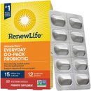 Renew Life Ultimate Flora Everyday Probiotic 15 Billion Go Pack -- 60 Capsules