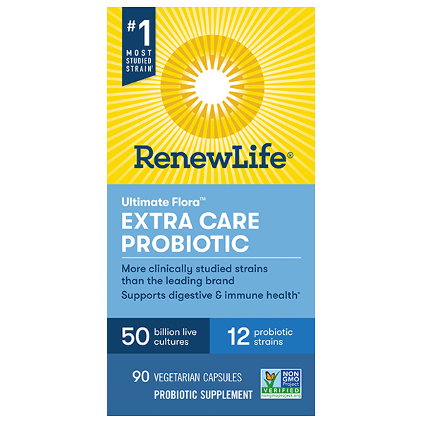 Renew Life Ultimate Flora Extra Care probiotic 50 Billion -- 90 Capsules