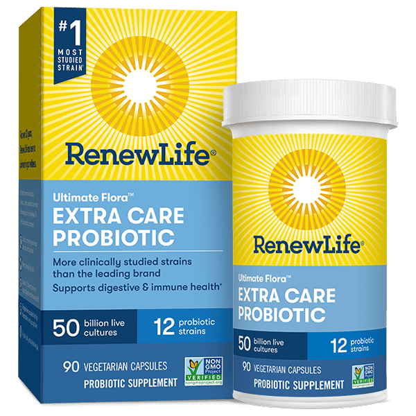 Renew Life Ultimate Flora Extra Care probiotic 50 Billion -- 90 Capsules