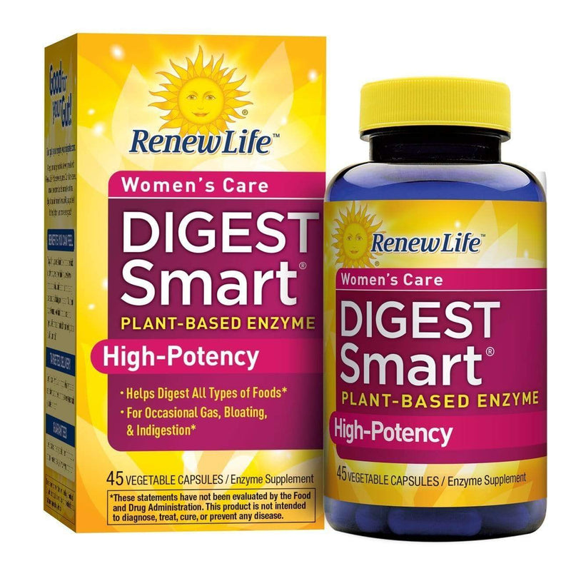 Renew Life Women's Care Digest High-Potency Enzyme -- 45 Vegetable Capsules