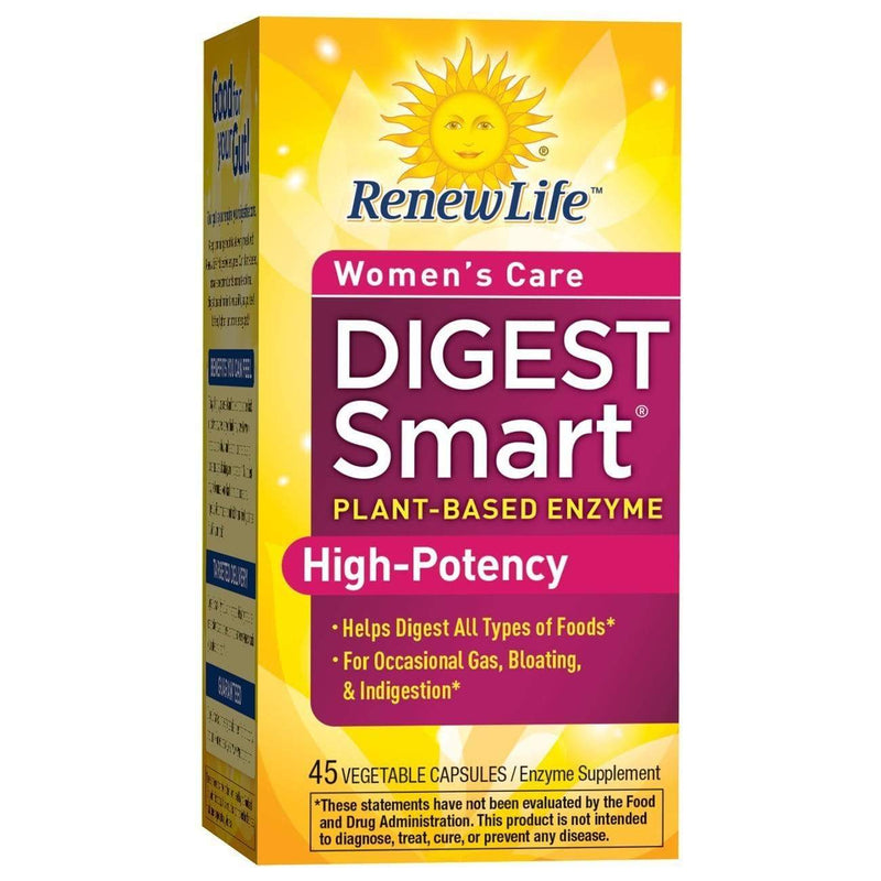 Renew Life Women's Care Digest High-Potency Enzyme -- 45 Vegetable Capsules