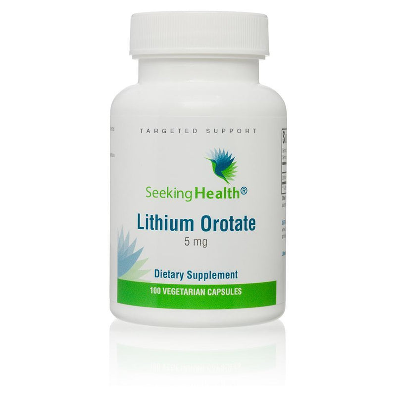Seeking Health Lithium Orotate -- 100 Capsules