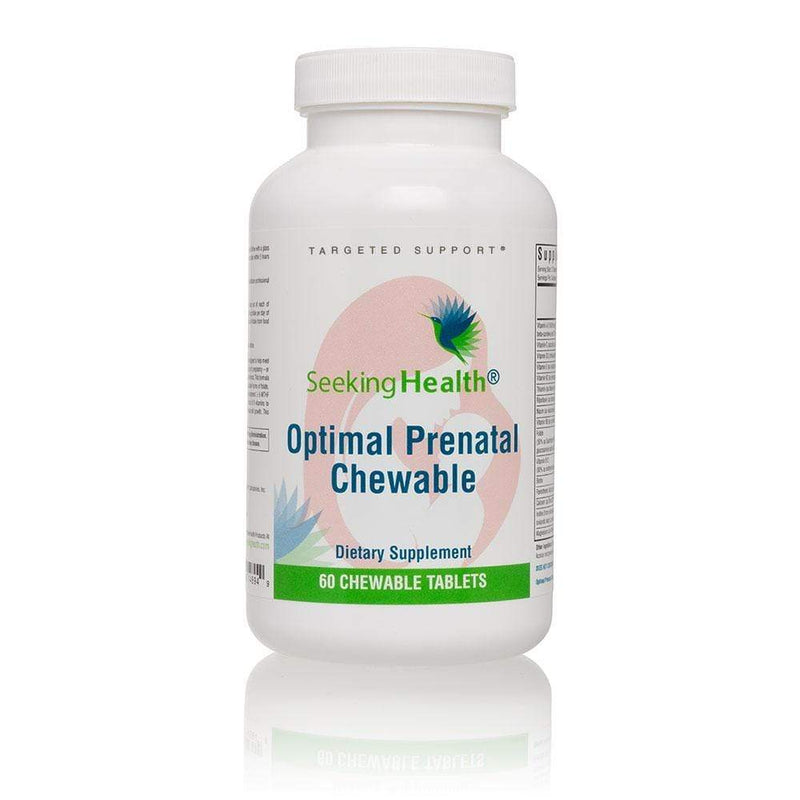 Seeking Health Optimal Prenatal Chewable -- 60 Tablets