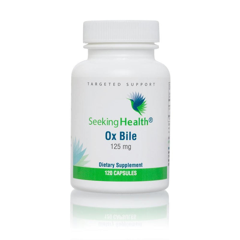 Seeking Health Ox Bile 125mg -- 120 Capsules