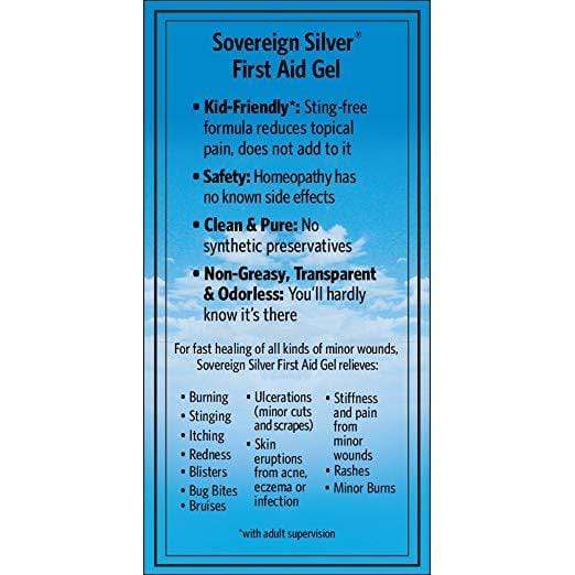 Sovereign Silver Bio-Active Homeopathic First Aid Gel 10 ppm -- 2 fl oz