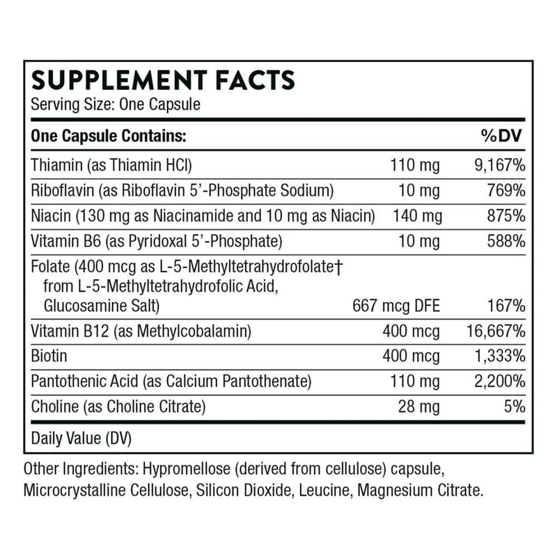 Thorne Basic B Complex -- 60 Capsules