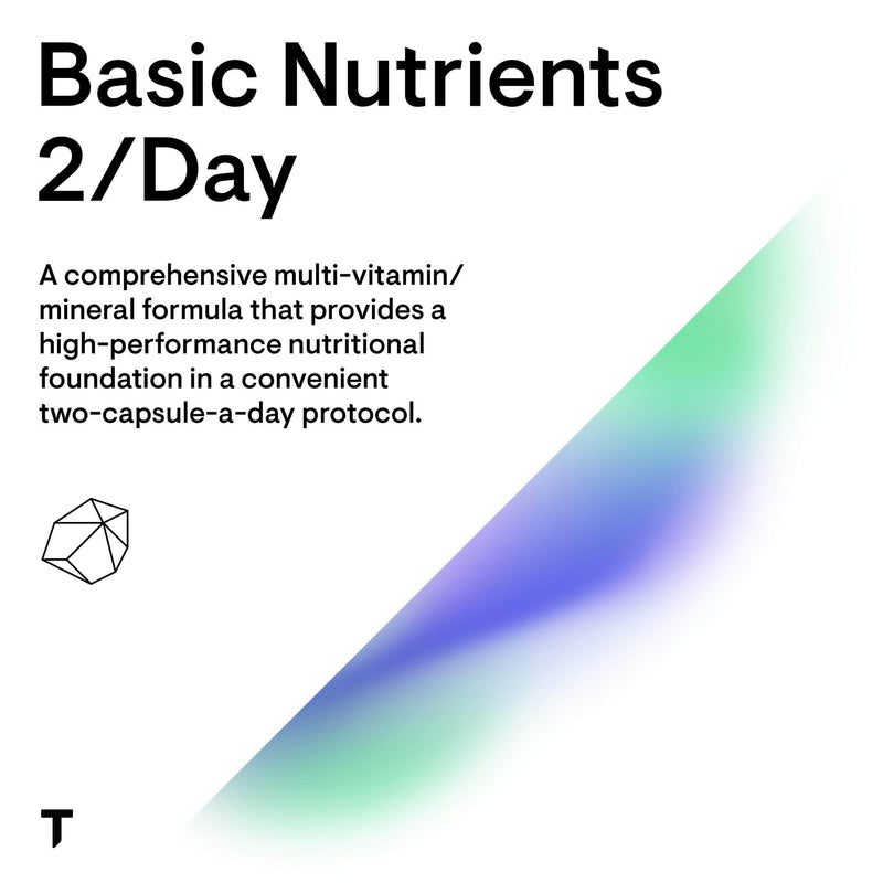 Thorne Basic Nutrients 2/Day -- 60 Capsule Certified for Sport